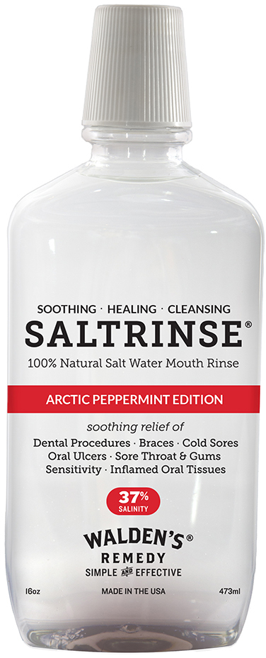 Arctic Peppermint Salt Rinse by Waldens Remedy